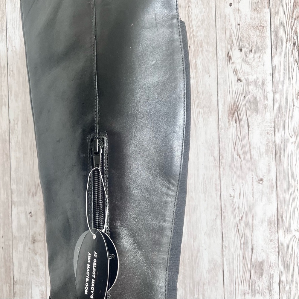 INC Women’s Tall Leather Riding Boots Size 7 - Picture 5 of 8